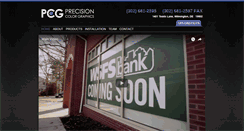 Desktop Screenshot of precisioncolorgraphics.com